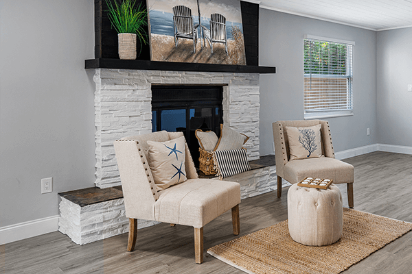 Cozy Fireplace Seating