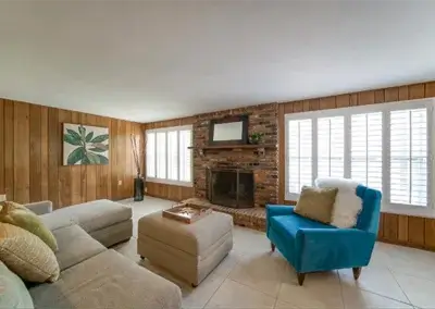 Seabreeze Family Room Staging