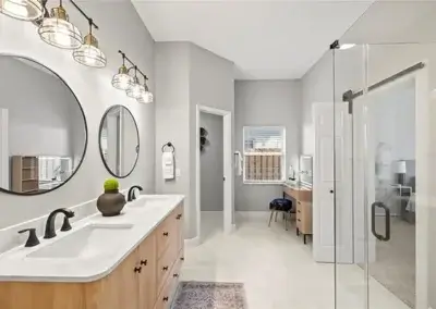 Lime Door Decor Staging for Windbrush Drive Bathroom