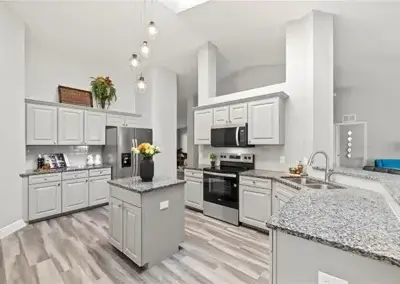 Lime Door Decor Staging for Windbrush Drive Kitchen